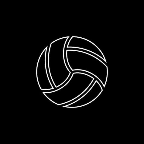 Volleyball Black Wallpaper, Volleyball Widget, Volleyball Pfp, Volleyball Icon, Volleyball Facts, Volleyball Background, Volleyball Drawing, Volleyball Pics, Volleyball Logo