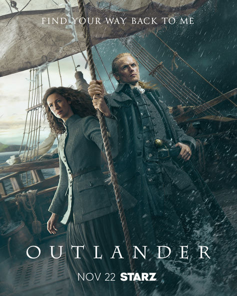 Can the Frasers weather the storm to come? #Outlander returns Nov 22 for a heart-stopping Season 7, Part 2. Outlander Season 7, Duncan Lacroix, Richard Rankin, Outlander Tv Series, Outlander Tv, Music Composers, Caitriona Balfe, Jamie Fraser, Mad Max