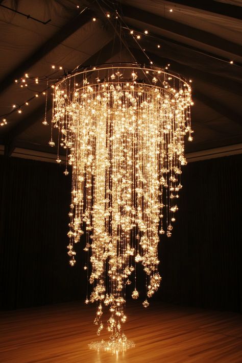 Wedding ceiling display. Waterfall crystal chandelier with cool white fairy lights.

Ignite your imagination and illuminate your most magical day with our compilation of 36 Enchanting Wedding Light Installation Ideas. Who knew that the right lighting could add an extra layer of whimsical charm and turn an ordinary venue into a mesmerizing wonderland? Dive into this enlightening treasure of ideas, perfect…

Read more: https://tastywed.com/generated-post-36-enchanted-wedding-light-installation-ideas/ Wedding Lights Decorations, Diy Wedding Chandelier, Wedding Chandelier Ideas, Wedding Lighting Decor, Ceiling Display, Diy Wedding Lighting, Winter Wedding Cape, Night To Shine, Lighting Design Ideas