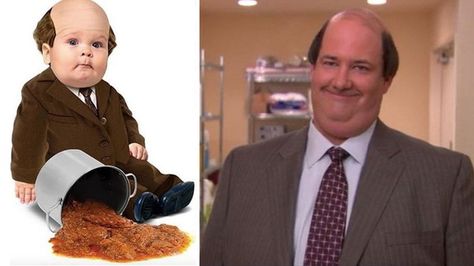 Kevin The Office Costume, Kevin From The Office, The Office Costumes, Office Costumes, The Office Halloween, Kevin The Office, Kevin Malone, Office Halloween Costumes