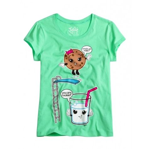 Milk and Cookie Graphic Tee Cookie Graphic, Spring List, Justice Girls Clothes, Justice Clothes, Justice Clothing, Shop Justice, First Day Of School Outfit, Justice Shirts, Girls Graphic Tee