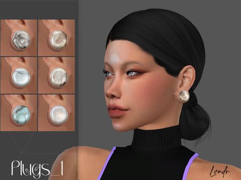 Sims 4 Plug Earrings, Sims 4 Gage Earrings, Sims 4 Ear Gauges, Sims 4 Stretched Ears, Sims 4 Cc Ear Plugs, Sims 4 Stretched Ears Cc, Sims 4 Cc Gauge Earrings, Gauges Sims 4 Cc, Sims 4 Gauges