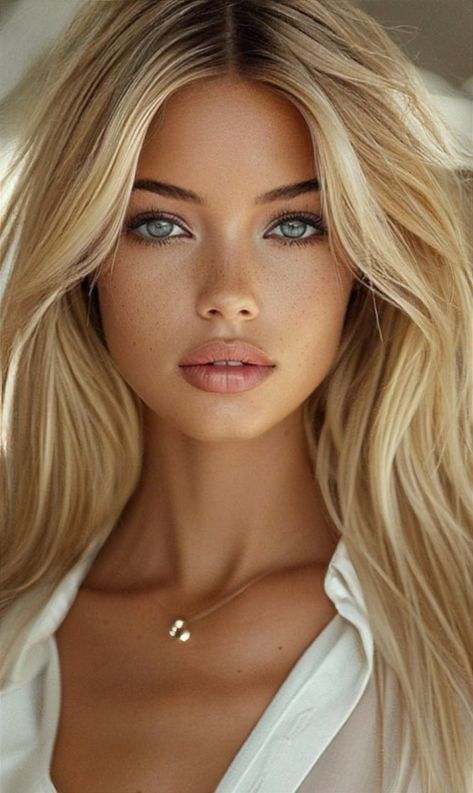 American Beauty, Looks Chic, Blonde Beauty, Beauty Face, Beautiful Eyes, New Hair, Blue Eyes, Beautiful Hair, Beauty Women