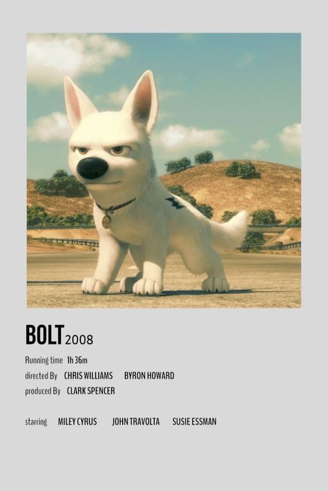 Disney Bolt, Dog Films, Old Disney Movies, Dog Movies, Movie Posters Minimalist, Old Disney, Kid Movies, Guitar Songs, Good Movies To Watch