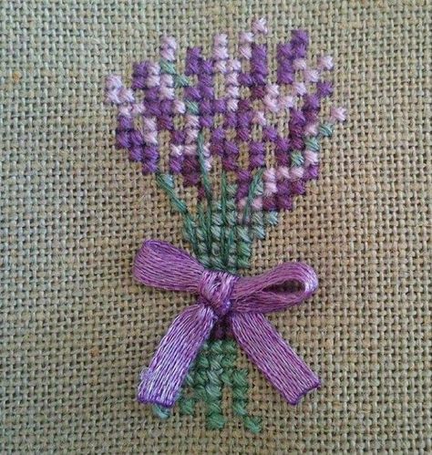 123 Cross Stitch, Lavender Crafts, Tiny Cross Stitch, Pola Kristik, Lavender Bags, Mini Cross Stitch, Beaded Cross Stitch, Cross Stitch Borders, Cross Stitch Cards