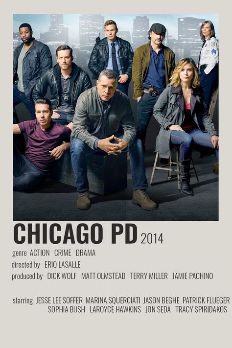 Chicago Med Poster, Chicago Crossover, Poster Polaroid, Chicago Police Officer, Tv Poster, Tracy Spiridakos, Chicago Aesthetic, Chicago Poster, Chicago Police