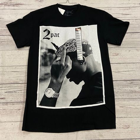 Tupac Tee Shirts, Streetwear Ads, Tupac Tee, Tupac Shirt, Tupac T Shirt, Rap Concert, Rapper Shirts, 2 Pac, Baby Boy Outfits Swag