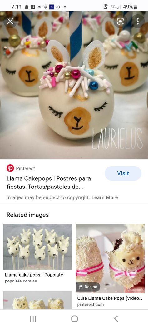 Llama Cake Pops, Llama Cake, Gender Reveal Baby Shower Ideas, 3rd Birthday Ideas, Cute Llama, Baby Shower Gender Reveal, Cake Pops, B Day, 3rd Birthday