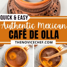 Authentic Café de Olla | Easy Cinnamon Mexican Coffee Recipe! Mexican Coffee Recipe, Instant Coffee Recipes, Copycat Starbucks Drinks, Breakfast Boards, Cafe Bustelo, Chorizo And Eggs, Espresso Cafe, Dried Hibiscus Flowers, Mexican Coffee