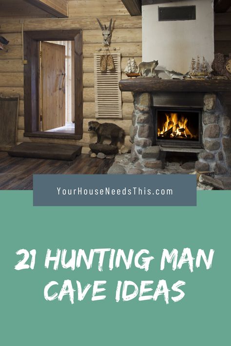 21 Hunting Man Cave Ideas. Today we show you some amazing inspirations and ideas on how to decor your basement and man cave area. #house #homediy #home #decor #decorideas #housedecor #basement #mancave Hunting Cabin Decorating Ideas, Hunting Man Cave Ideas, Trophy Room Hunting Man Caves, Deer Hunting Man Cave, Hunting Room Ideas, Deer Hunter Man Cave Basement, Man Cave Shed Ideas, Hunter Man Cave, Duck Hunting Man Cave