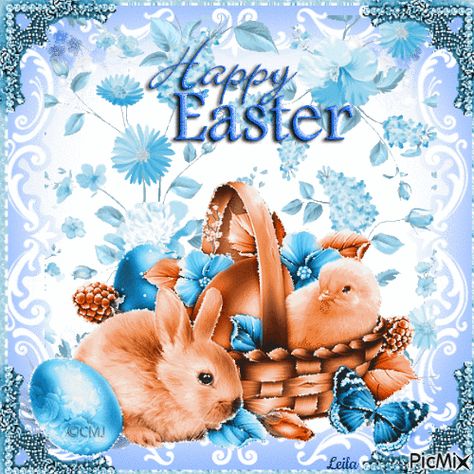 Gif Easter, Easter Pics, Happy Easter Pictures, Good Night Qoutes, Happy Easter Quotes, Happy Easter Greetings, Bunny Images, Easter Quotes, Easter Stickers