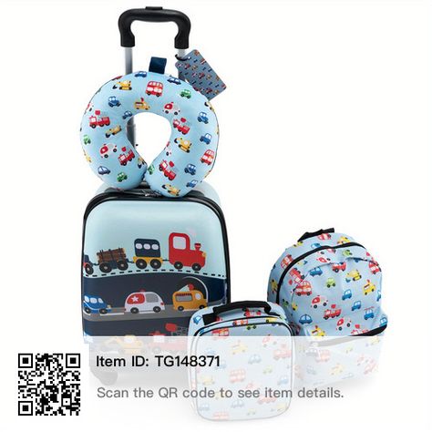 Toddler Luggage, Kids Luggage Sets, Blue Suitcase, Travel Luggage Set, Suitcase Sizes, Travel Smart, Suitcase Backpack, Doll Crib, Clothes Toys