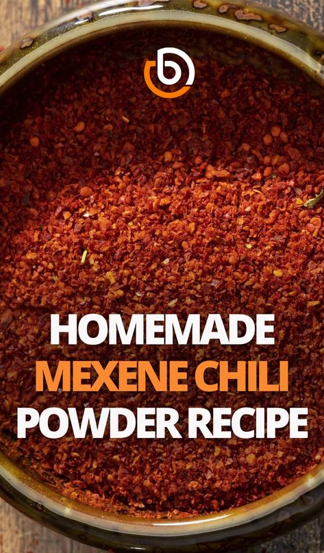 Mexene Chili Powder Recipe, Mexene Chili Recipe, Chili Powder Recipe, Chili Seasoning Recipe, Spice Blends Recipes, Spice Mix Recipes, Homemade Spice Blends, Spice It Up, Powder Recipe