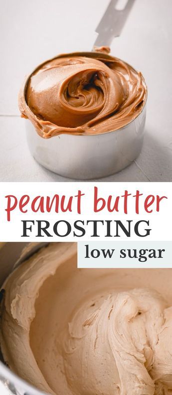 Cake Frosting Alternatives, Less Sweet Frosting, No Butter Frosting, Sugar Free Peanut Butter Frosting, Low Sugar Frosting, Almond Butter Frosting, Peanut Butter Buttercream Recipe, Fluffy Peanut Butter Frosting, Peanut Butter Buttercream Frosting