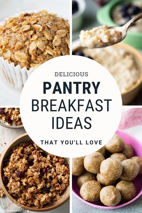 15+ Pantry Breakfast Ideas Low Ingredient Breakfast, Minimal Ingredient Breakfast, Breakfast Rounds Recipe, Pantry Breakfast Ideas, Store Bought Breakfast Ideas, Shelf Stable Breakfast Ideas, Breakfast Ideas When You Have Nothing, Diy Almond Butter, Welsh Cakes Recipe