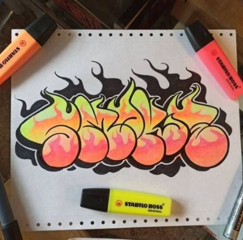 Fire Graffiti, Graffiti School, Graffiti Pieces, Graffiti Alphabet Styles, Graffiti Ideas, Alphabet Graffiti, Graffiti Art Letters, Graffiti Wildstyle, Graffiti Text