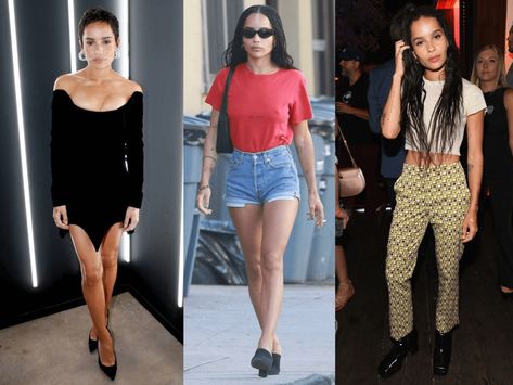 Flamboyant Gamine Style Analysis: Zoe Kravitz | Kibbe Body Types - My Authentic Style Flamboyant Gamine Celebrities, Flamboyant Gamine Style, Kibbe Body Types, Gamine Outfits, Zoe Kravitz Style, Flamboyant Gamine, Style Analysis, Gamine Style, Soft Gamine