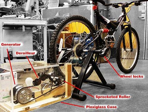 Bicycle powered generator capable of generating 100+ Watts. Cal Poly Humboldt, Diy Generator, Cal Poly, Generator House, Pedal Power, Wheel Lock, Power Generator, Power Energy, Energy Projects