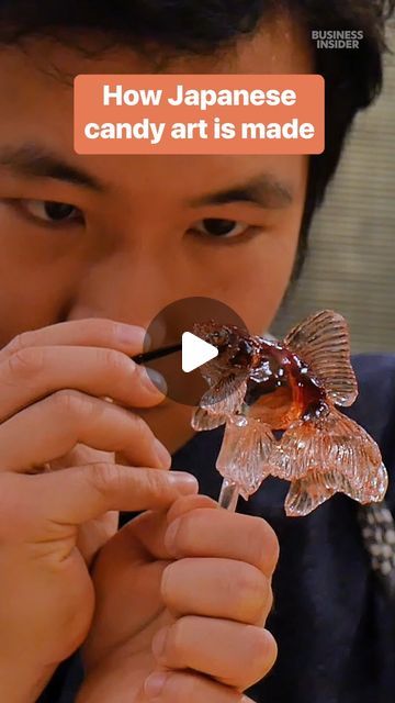 Insider on Instagram: "Amezaiku is the art of crafting delicate sugar sculptures of animals like birds and fish. #sugar #sculpting #amezaiku" Pulled Sugar Art, Sugar Showpiece, Sugar Sculpture, Japanese Things, Food Sculpture, Candy Art, Japanese Candy, January 11, Sugar Art