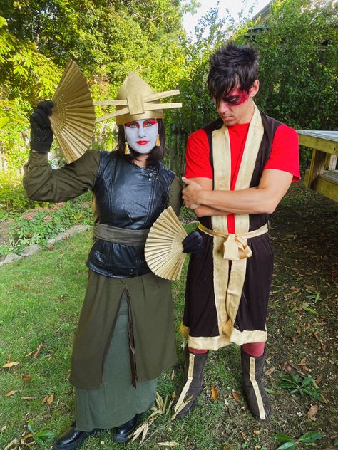 Avatar the last airbender for halloween! DIY! Kyoshi Warrior, Avatar The Last Airbender, The Last Airbender, Mascot Costumes, Halloween Diy, Avatar, Halloween, Halloween Crafts