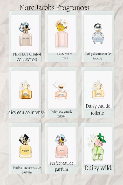 Marc Jacobs, Perfect Marc Jacobs, Daisy Mar Jacobs Perfume, Marc Jacobs Perfume Collection, Marc Jacobs Perfume, Seductive Perfume, Bday Wishlist, Fragrances Perfume Woman, Bath And Body Works Perfume, Perfume Scents, Best Perfume