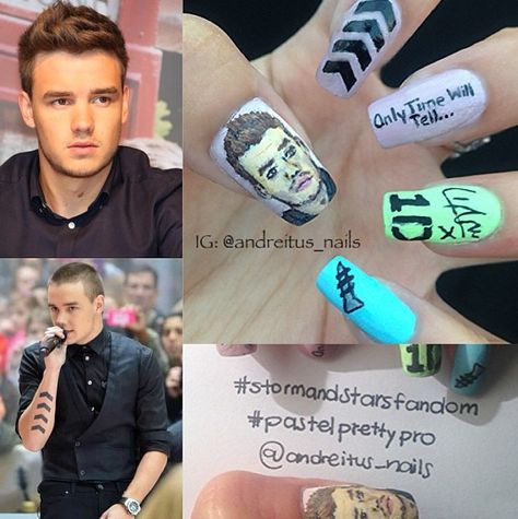 Liam Payne inspired nails Liam Payne Nails, Liam Payne Nails Inspired, One Direction Nails, Inspired Nails, Liam Payne, Class Ring, Acrylic Nails, Nail Designs, Nail Art