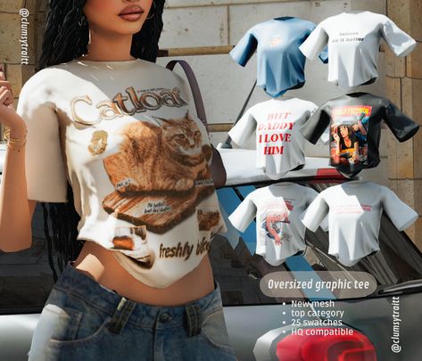 Graphic tees - Combo pack | Patreon Sims Lips, Ts4 Skin, Sims 4 Free Mods, Sims 4 Tsr, Sims 4 Traits, Sims 4 Cas Mods, Mesh Clothing, Cc Sims4, Cc Folder