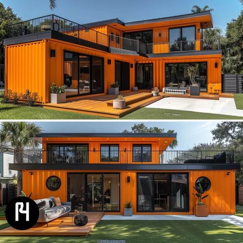 Curious about Shipping Container Home Cost? Explore expenses influenced by size, design, and location for your sustainable living investment. Container Home Exterior, Conex Box, Shipping Container Homes Cost, Container Homes Cost, Mini Homes, Sea Container Homes, Container Cafe, Diy Cabin, Shipping Container Home Designs