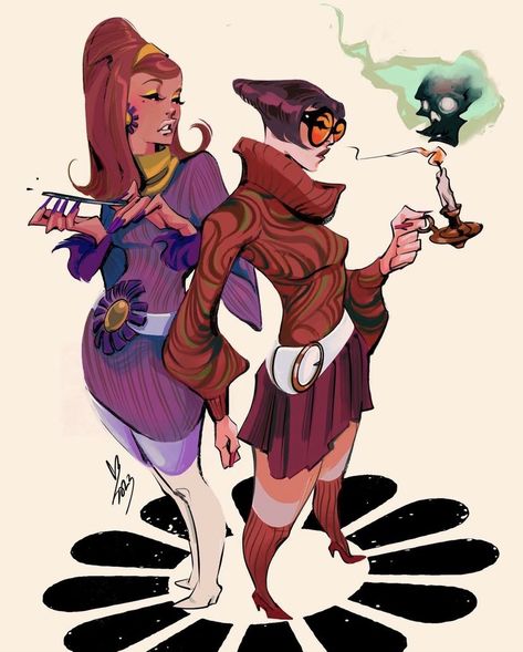 Scooby Doo Mystery Inc, Scooby Doo Mystery Incorporated, Arte Monster High, Art Appreciation, Visual Development, Art Inspiration Drawing, Funky Art, Art Reference Photos, Art Reference Poses