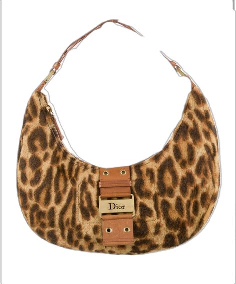 Vintage Dior Bag, Leopard Purse, 2000s Clothing, Leopard Bag, Dior Saddle, Hippie Bags, Sunglass Chain, Fancy Bags, Eyeglass Chain