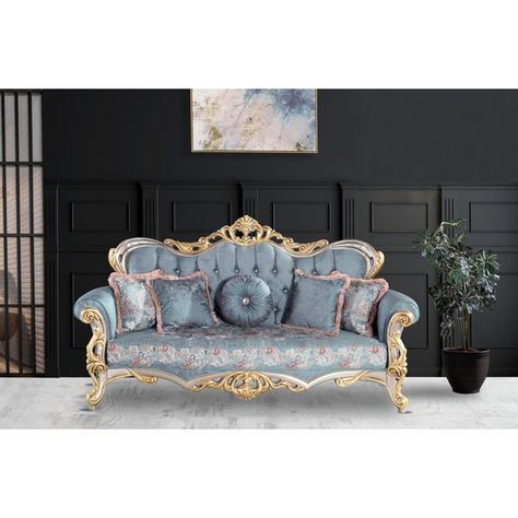 Rosdorf Park 2 Piece Living Room Set | Wayfair 4 Piece Living Room Set, Royal Sofa, Turkish Furniture, 3 Piece Living Room Set, Traditional Sofa, Rolled Arm Sofa, Mid Century Sofa, Modern Home Furniture, Inspire Me Home Decor