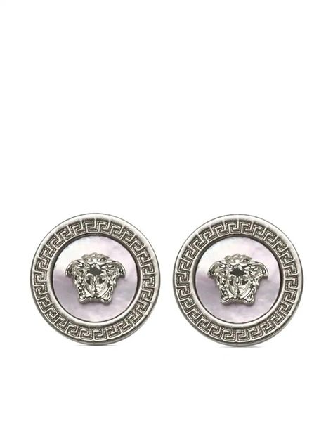 Versace Earrings, Stud Earrings Silver, Medusa Head, Iconic Bags, Demi Fine Jewelry, Dolce E Gabbana, Pearl Stud Earrings, Fine Earrings, Ballet Flat Shoes