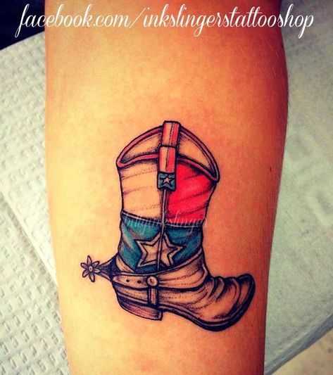 cowboy boot tattoo billyinkslinger | Tattoos | Pinterest | Cowboy ... Texas Themed Tattoos, Boot Tattoo, Cowboy Boot Tattoo, Texas Tattoo, Themed Tattoos, Cowgirl Tattoos, Texas Tattoos, Tattoo Time, Cowboy Stuff