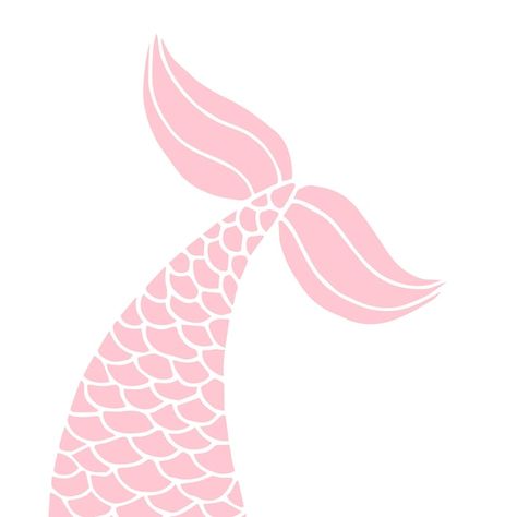 Mermaid Vector Illustration, Cute Mermaid Tail, Pink Mermaid Tail, Rosas Vector, Mermaid Vector, Fish Illustration, Pink Mermaid, Cute Mermaid, Mermaid Tails