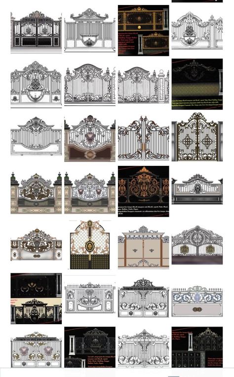 35 Stylish Design Ideas For The Main Gate Of Your House - Engineering Discoveries Grill Gate Design Entrance Iron Doors, Tor Design, Home Gate Design, Gate Designs Modern, House Main Gates Design, Steel Door Design, Iron Door Design, Gate Designs, Steel Gate Design