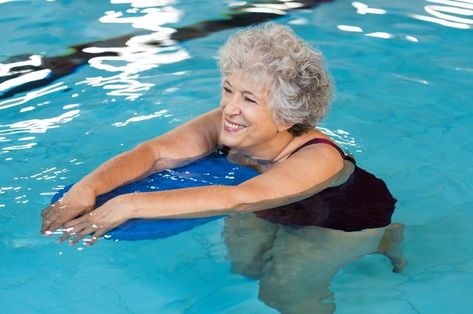 Water Aerobics Routine, Swimming Pool Exercises, Woman Swimming, Aqua Fitness, Swimming Classes, Pool Workout, Swim School, Water Aerobics, Water Exercises