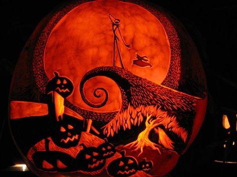 Pumpkin Carving Pictures, Awesome Pumpkin Carvings, Jack Pumpkin, Nightmare Before Christmas Pumpkin, Jack Skellington Pumpkin, Pumkin Carving, Christmas Pumpkins, Creative Pumpkin Carving, Easy Pumpkin Carving