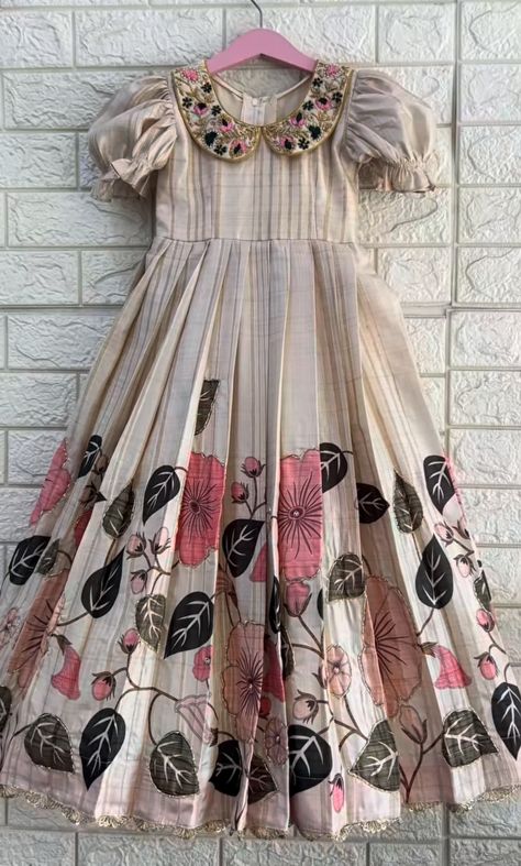 Kids Long Frocks Design, Designer Frocks For Kids, Kids Long Frocks Design Latest, Kids Frocks Design Party Wear, Long Frocks For Kids, Kids Frocks Design Cotton, Frock Designs For Girl, Cotton Frocks For Kids, Frocks For Kids