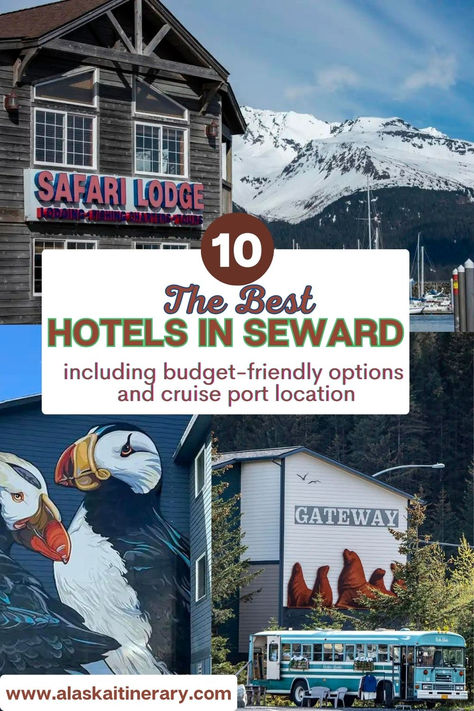 Looking for the perfect place to stay in Seward, Alaska? Our guide covers the best hotels for every budget, including those near the cruise port for added convenience. Whether you’re seeking luxury, budget-friendly options, or something in between, find the perfect lodging for your adventure in Seward!

#AlaskaHotels #SewardAlaska #CruiseTravel #CruiseAlaska #SewardLodging Seward Alaska, Safari Lodge, Alaska Cruise, Cruise Port, Cruise Travel, Top Hotels, Cozy Cabin, Small Towns, Best Hotels