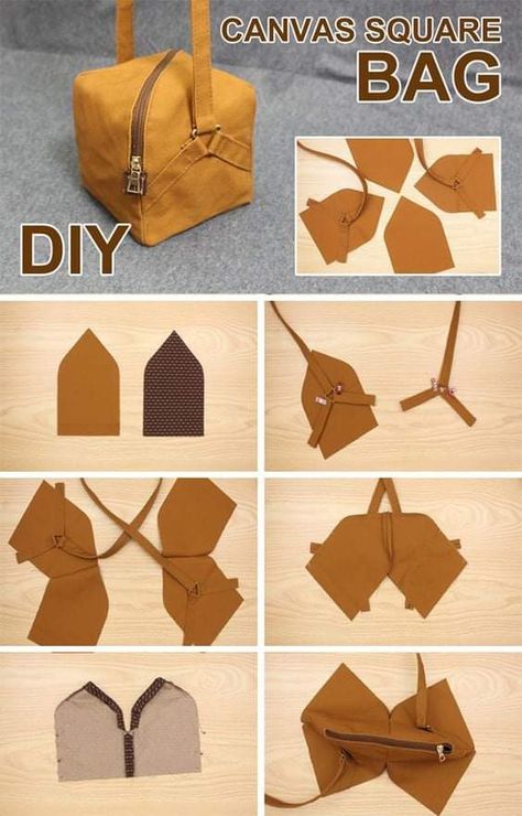 Make A Bag, Sac Diy, Clothes Fabric, Folded Fabric Ornaments, Cute Sewing Projects, Diy Bag Designs, Bags Patterns, Fabric Christmas Ornaments Diy, Diy Bags Patterns