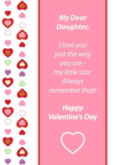 Printable Valentine's Cards for daughter - my-free-printable-cards.com Birthday Ecards Funny, Birthday Card For Daughter, Printable Anniversary Cards, Valentines For Daughter, Wishes For Daughter, 16 Invitations, Happy Birthday Cards Printable, Valentine Images, Printable Valentines Cards