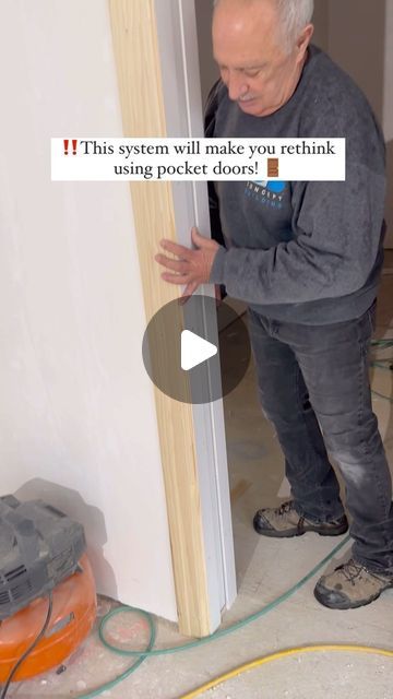 Locking Pocket Door, Pocket Door Lock Ideas, Pocket Doors Bedroom, Hidden Pocket Door, Install Pocket Door, Installing Pocket Doors, Pocket Doors Ideas, Pocket Door Design, Pocket Door Ideas