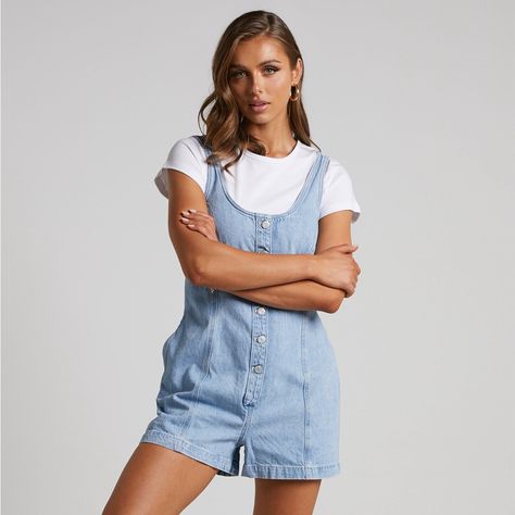 Brand New With Tags-Price Is Firm! Your New Summer Sidekick. Breeze Through Those Balmy Days In The Levi’s Denim Romper, A One-And-Done Casual Piece Made For Picnics In The Park, Beach Trips, Weekend Errand Shopping And So Much More. Complement The Tank-Style Top Half With A White Tee Underneath Then Finish Your ‘Fit With Sandals Or Sneakers! Product Details Button Fastening On Centre Front Scoop Neckline Sleeveless Straight Leg Shorts Hit Upper-Mid Thigh Relaxed Fit Panel Detailing Light Blue W Cowboy Crochet, Beach Trips, Jean Overalls, Denim Romper, White Tee, Levi's Jeans, Dark Denim, Overall Shorts, The Park