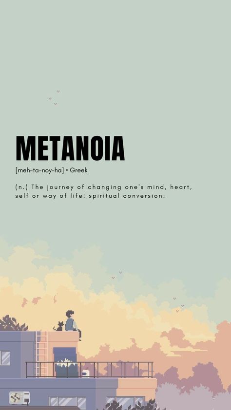 #metanoia #definition #aesthetic #wallpaper #phonewallpaper #drawing #anime Word Definitions Aesthetic Wallpaper, Word Nerd, Word Definitions, Phone Wallpaper Images, I Wallpaper, Beautiful Wallpapers, Beautiful Words, Aesthetic Wallpaper, Cute Wallpapers