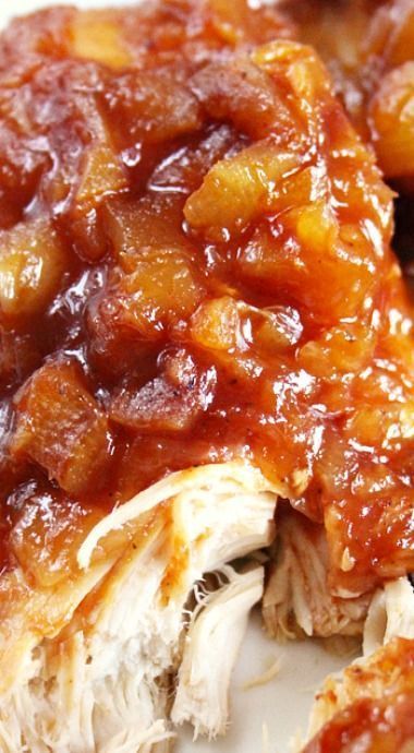 Crock Pot Hawaiian Chicken, Slow Cooker Kip, Weight Watchers Recipes With Points, Hawaiian Chicken Crockpot, Sweet Hawaiian Crockpot Chicken Recipe, Hawaiian Chicken Recipes, Chicken Crockpot Recipes Easy, Hawaiian Chicken, Chicken Crockpot