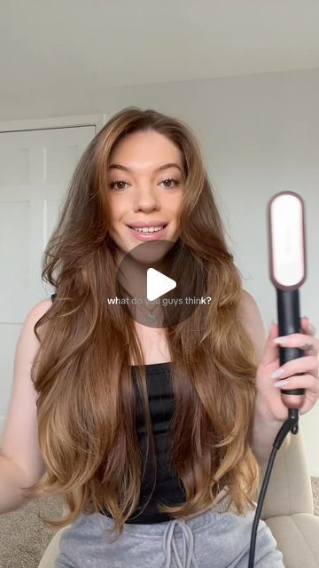 Wavy Talk Straightening Brush, Wavytalk Straightener Brush, How To Use Straightener, L'ange Hair, Straightener Brush, Hair Brush Straightener, Blowout Hair, Straightening Brush, Hair Tips