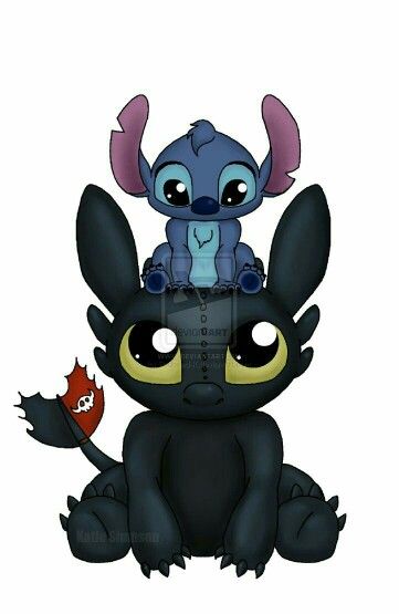 Lo Más Lindo 💕 Toothless, A Cartoon, Black