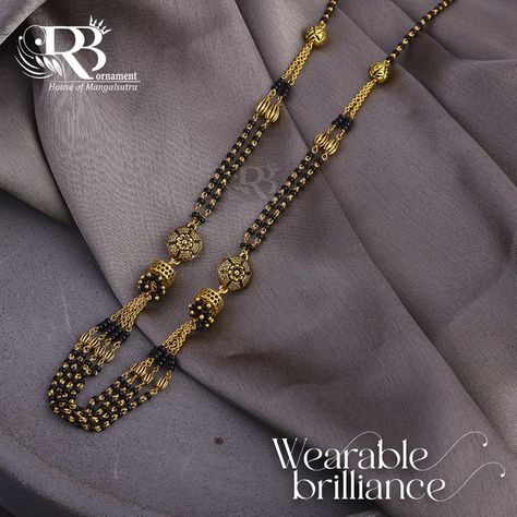 Black Beeds Chain Indian Gold Short, Karimani Mangalsutra, Antique Mangalsutra Designs Gold, Mangalsutra Ideas, Gold Pendants For Men, Black Beats, Temple Jewellery Earrings, Neck Pieces Jewelry, Black Beads Mangalsutra Design