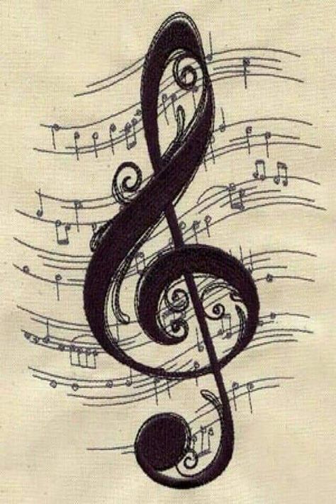 Tattoo Music, Music Notes, Musical, Music, Black