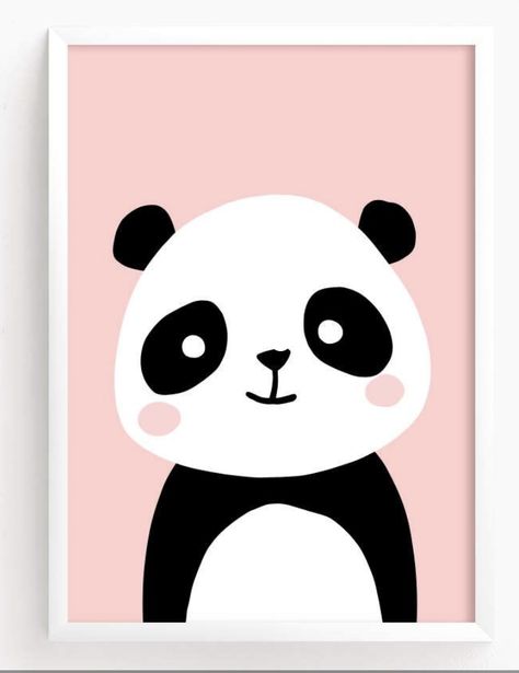 Cute Panda Canvas Painting, Paint Chip Art, Panda Painting, Fashion Illustration Watercolor, Canvas Drawings, Art Drawings Sketches Pencil, Bullet Journal Art, Small Canvas Art